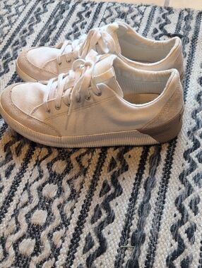 Casual Cream Sorel Canvas Sneakers